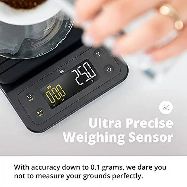 Greater Goods Digital Coffee Scale - for The Pour Over Coffee Maker