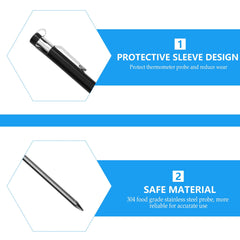 milk thermometer 2pcs Water Thermometer Coffee Tea Thermometer Milk Thermometer for Steaming Milk
