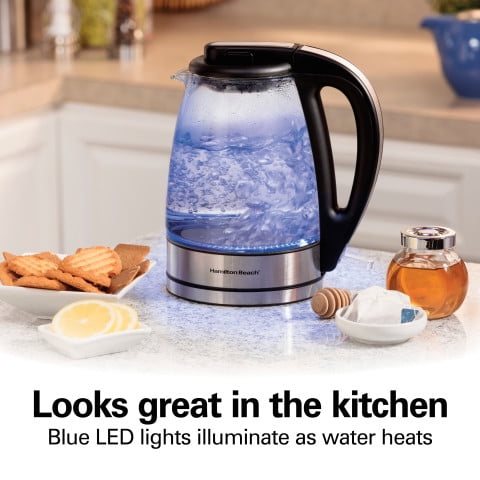 Hamilton Beach 1.7 Liter Glass Kettle, 40865