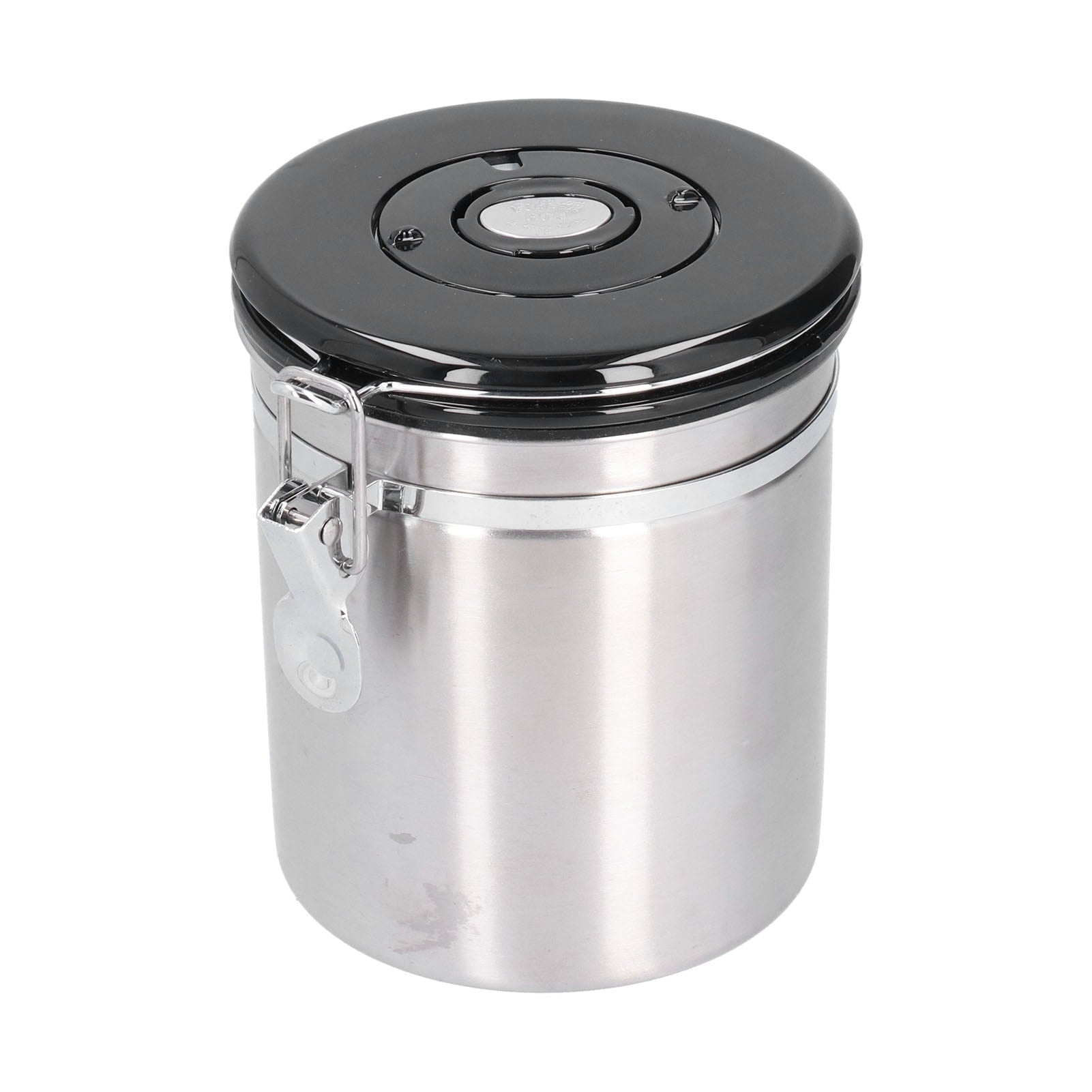 Airtight Coffee Canister, Stainless Steel Container For The Kitchen, Coffee Ground Vault Jar With Valve, Tea Coffee Sugar, Extra Coffee Spoon, 50Oz