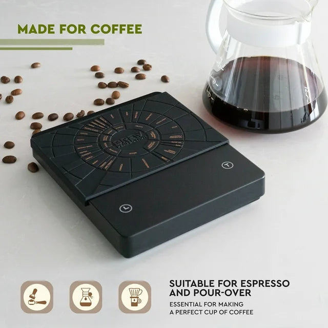 BREW PERFECTION™ Coffee Scale with Timer — 2kg/0.1g High Precision