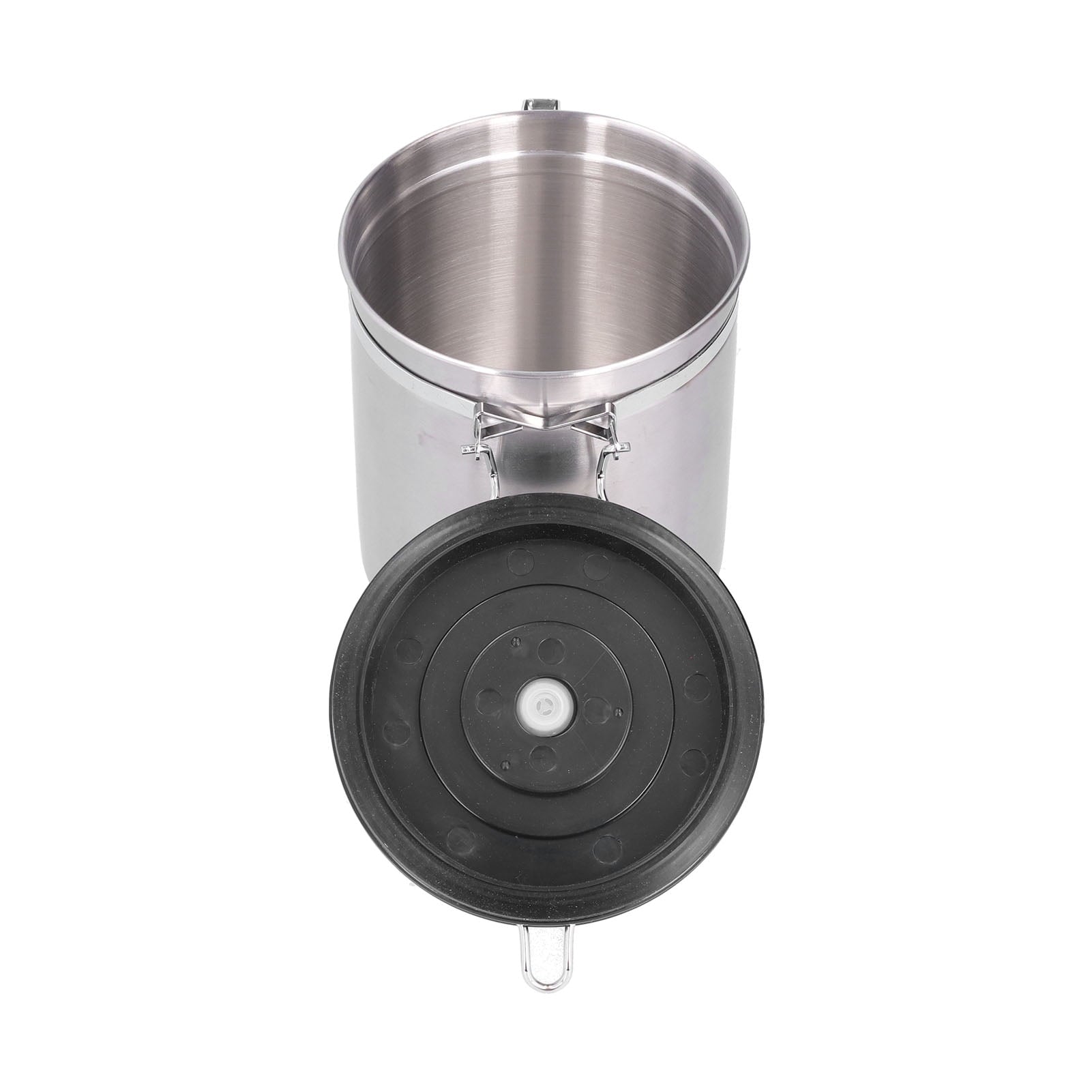 Airtight Coffee Canister, Stainless Steel Container For The Kitchen, Coffee Ground Vault Jar With Valve, Tea Coffee Sugar, Extra Coffee Spoon, 50Oz