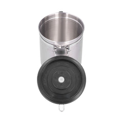Airtight Coffee Canister, Stainless Steel Container For The Kitchen, Coffee Ground Vault Jar With Valve, Tea Coffee Sugar, Extra Coffee Spoon, 50Oz