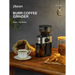Electric Burr Coffee Grinder, Coffee Bean Grinder with 18 Precise Grind Settings, 2-14 Cup for Drip