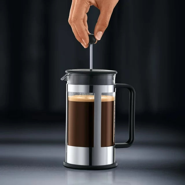 Bodum 34 oz Kenya French Press Coffeemaker, Stainless Steel