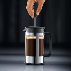 Bodum 34 oz Kenya French Press Coffeemaker, Stainless Steel