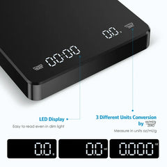 ORIA Digital Coffee Scale with Timer