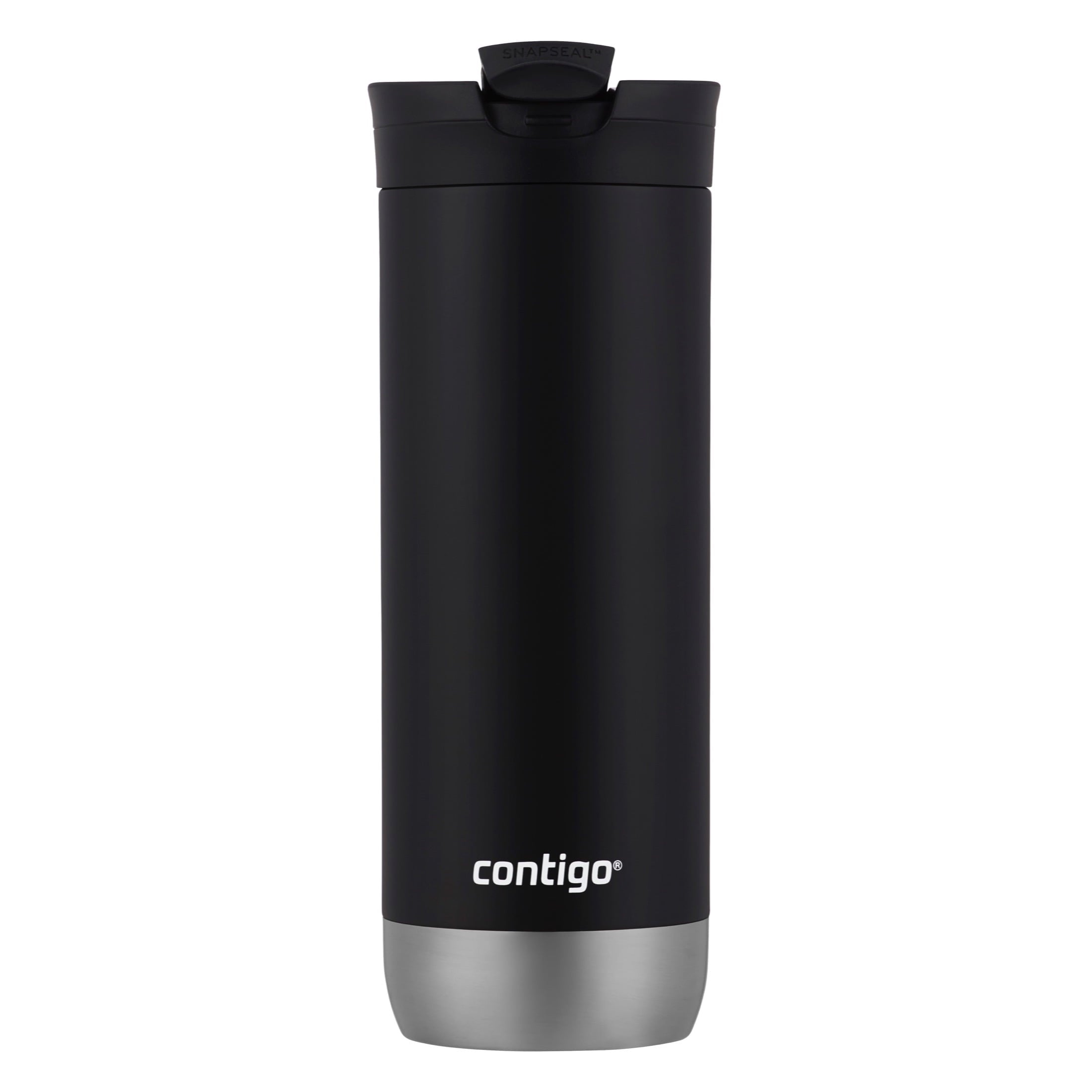 Contigo Huron 2.0 Stainless Steel Travel Mug with SNAPSEAL Lid in Black, 16 fl oz.