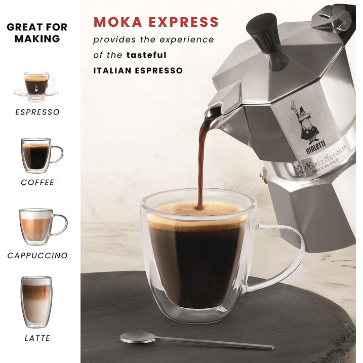 Bialetti - Moka Express: Iconic Stovetop Espresso Maker