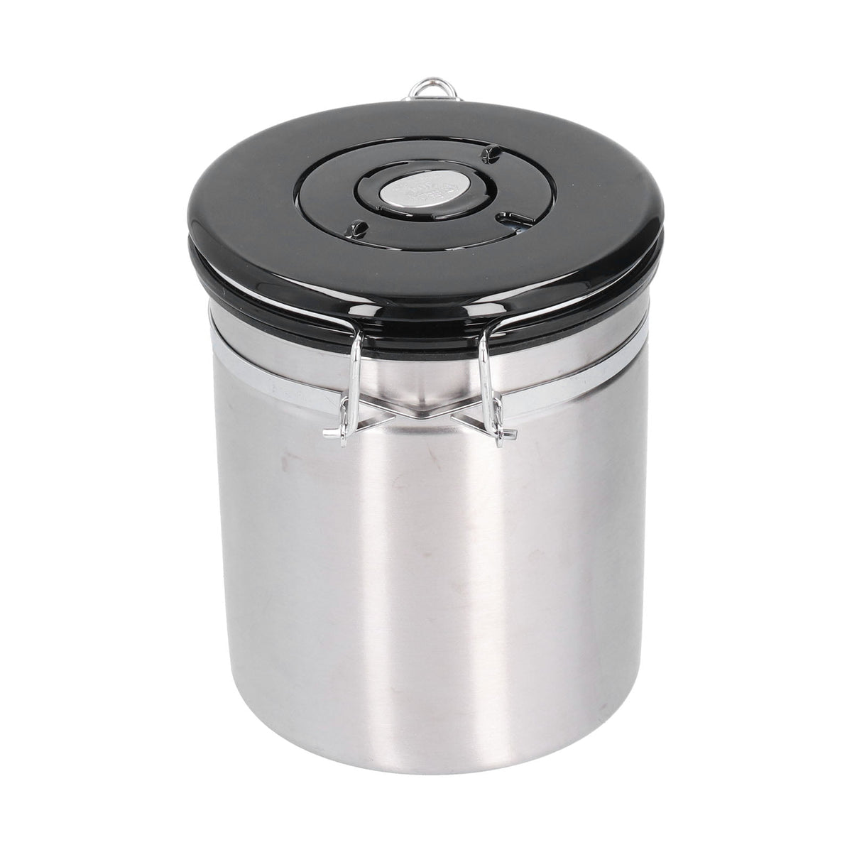 Airtight Coffee Canister, Stainless Steel Container For The Kitchen, Coffee Ground Vault Jar With Valve, Tea Coffee Sugar, Extra Coffee Spoon, 50Oz
