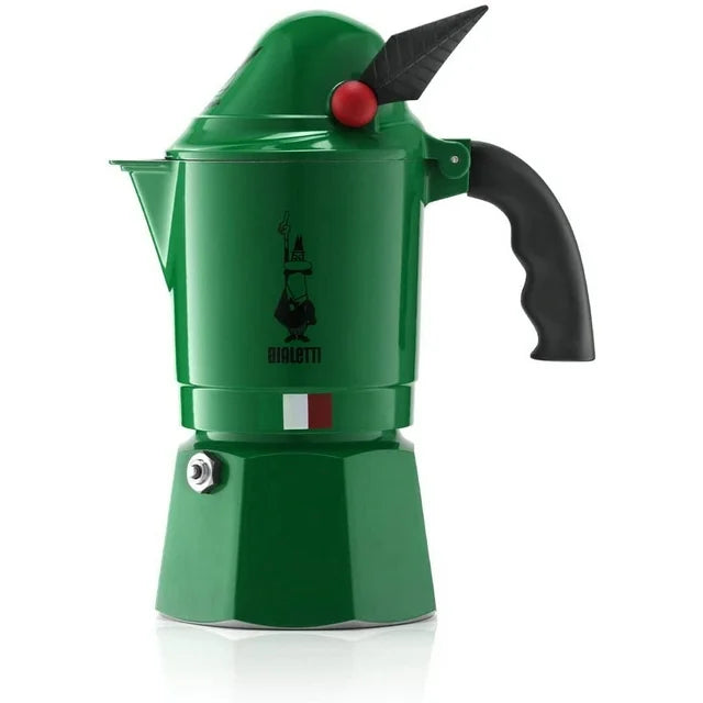 Bialetti - Moka Express Alpina: Iconic Stovetop Espresso Maker, Moka Pot 3 Cups