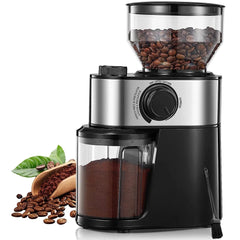 Electric Burr Coffee Grinder, Coffee Bean Grinder with 18 Precise Grind Settings, 2-14 Cup for Drip