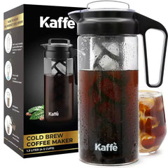 Kaffe Cold Brew Coffee Maker, 1.3L cold brew pitcher, Cold brew coffee and Tea Brewer