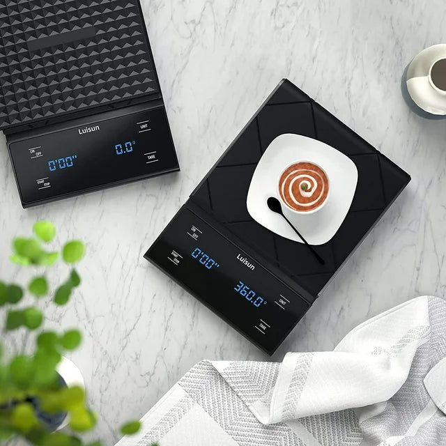 Luisun Coffee Scale with Timer and Tare Function