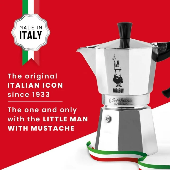 Bialetti - Moka Express: Iconic Stovetop Espresso Maker