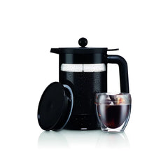 Bodum Bean Cold Brew Press and Iced Coffee Maker, 51 Ounce, Black