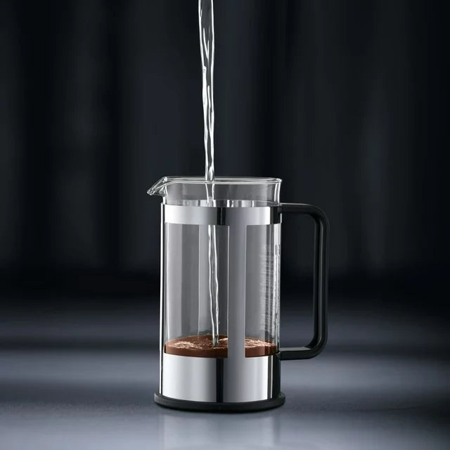 Bodum 34 oz Kenya French Press Coffeemaker, Stainless Steel
