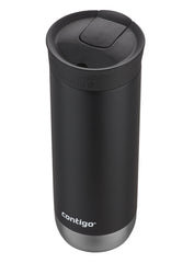 Contigo Huron 2.0 Stainless Steel Travel Mug with SNAPSEAL Lid in Black, 16 fl oz.