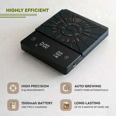 BREW PERFECTION™ Coffee Scale with Timer — 2kg/0.1g High Precision