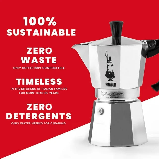 Bialetti - Moka Express: Iconic Stovetop Espresso Maker